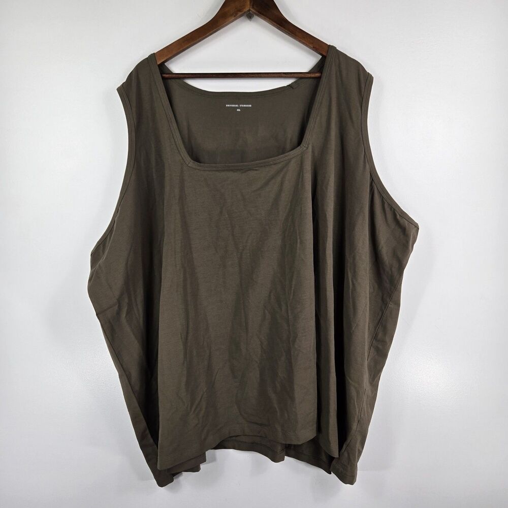 Universal Standard Women's Size 4XL Green Tank Top NWT